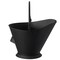 Indoor and Outdoor Black Iron Ash Bucket Use for Fire Pit, Wood Burning Stove, Grill